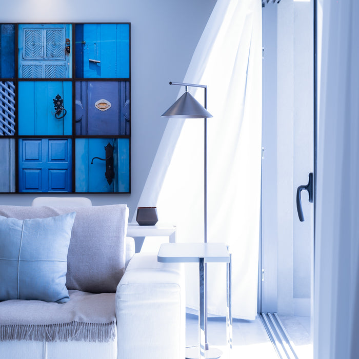 How to Decorate with Blue and White