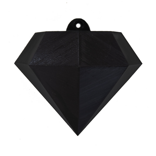 Diamond Wall Vase - Black - KNUS