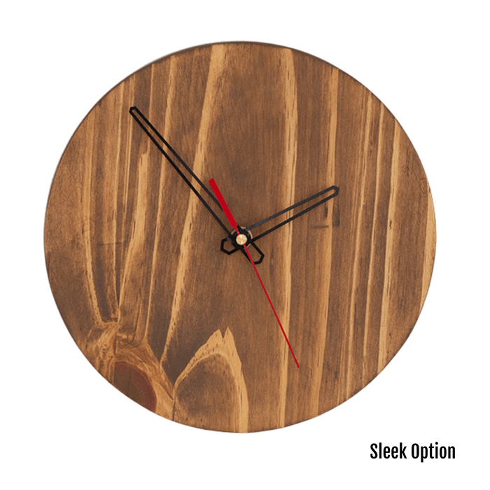 Quinn Wall Clock in Pine - KNUS