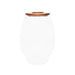 24cm Barrel Vase with Kiaat Lid - 1