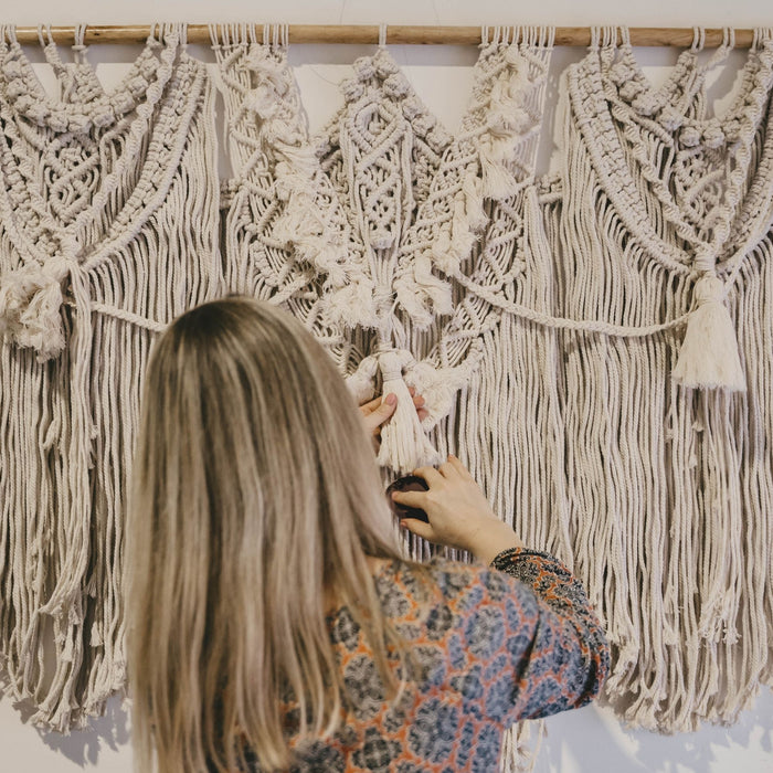 Bohemian beauties, by the masters of macrame!