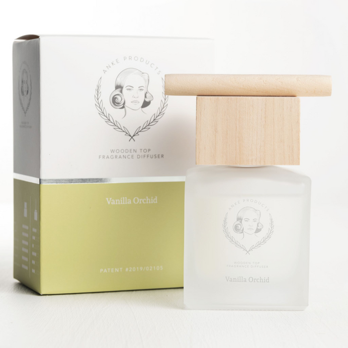 Anke Products - Vanilla Orchid Fragranced Wooden Top Diffuser
