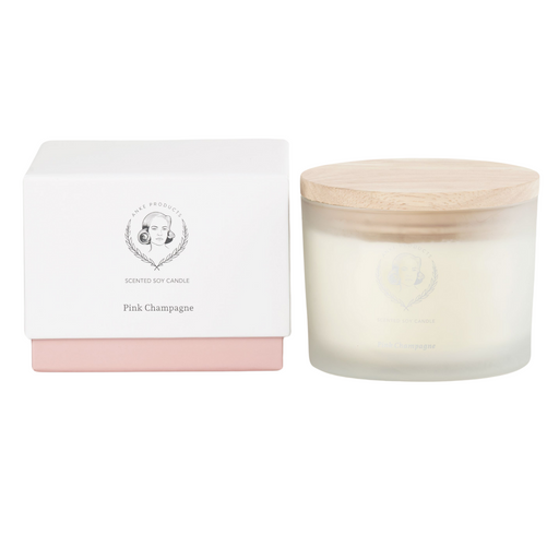 Anke Products Pink Champagne  Scented Soy Candles 370g - KNUS