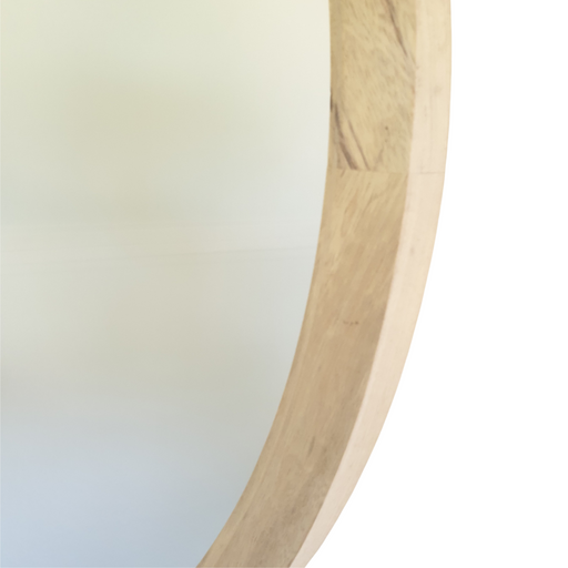 White Ofram Wood Mirror - KNUS