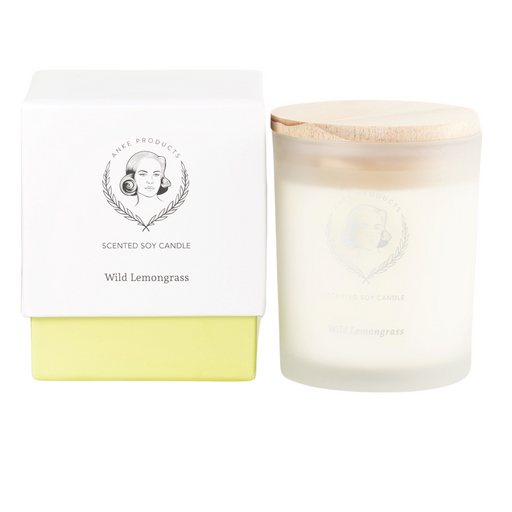 Anke Products Wild Lemongrass Scented Soy Candles 160g - KNUS