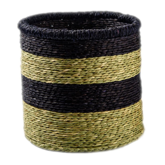 Black Stripe Basket