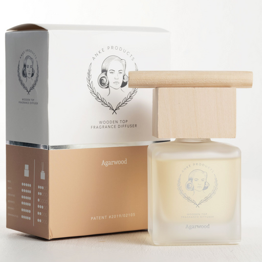 Anke Products - Agarwood OUD Fragranced Wooden Top Diffuser - KNUS