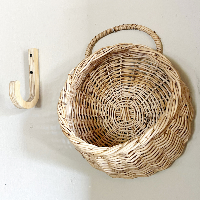Round Hanging Basket with Handle - 3