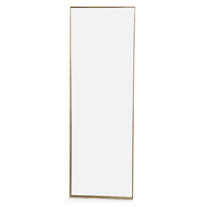Full Length Rect Gold Mirror - Thin Frame - KNUS