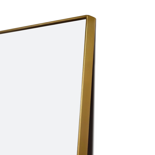 Full Length Rect Gold Mirror - Thin Frame - KNUS