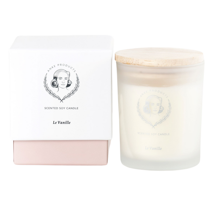 Anke Products - Le Vanille Scented Soy Candles 160g - KNUS