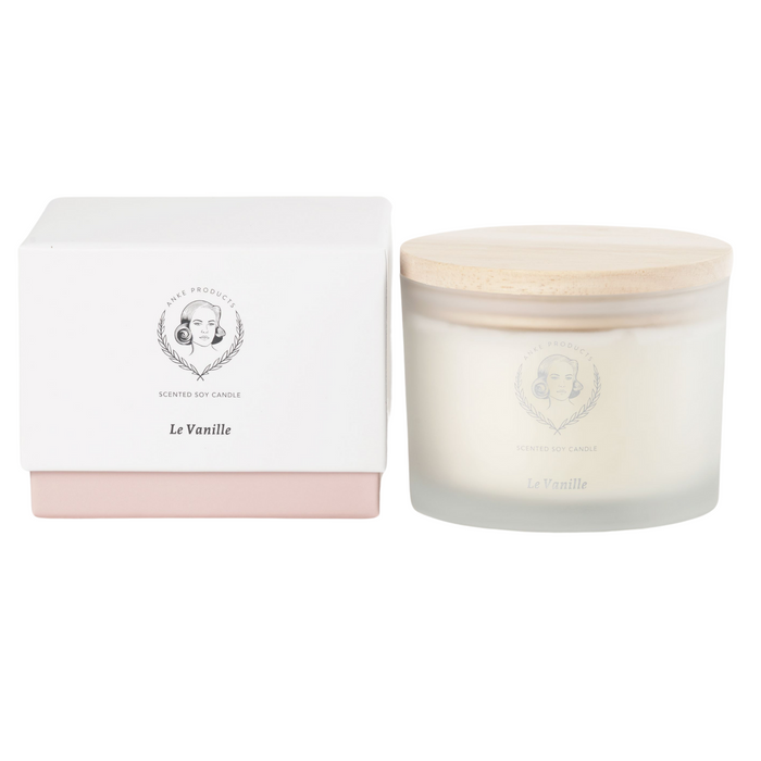 Anke Products - Le Vanille Scented Soy Candles 370g - KNUS