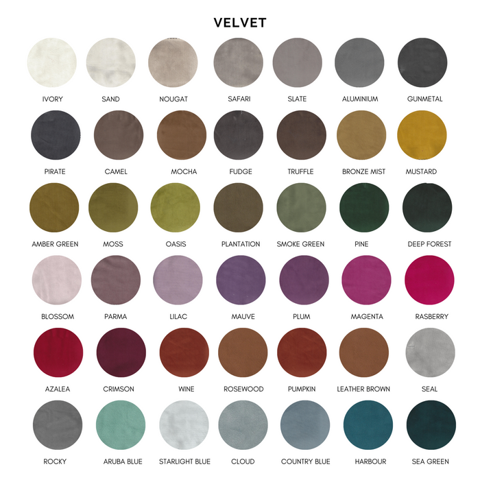 York Headboard - Velvet Fabric