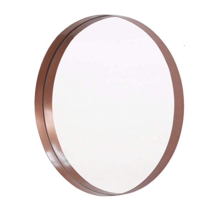 Copper Deep Frame Circular Mirror - KNUS