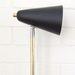 Black and Brass Swivel Table Lamp - 3