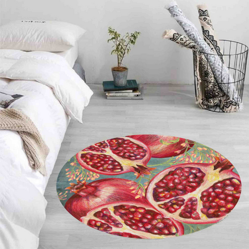 Pomegranates Round Mat - KNUS