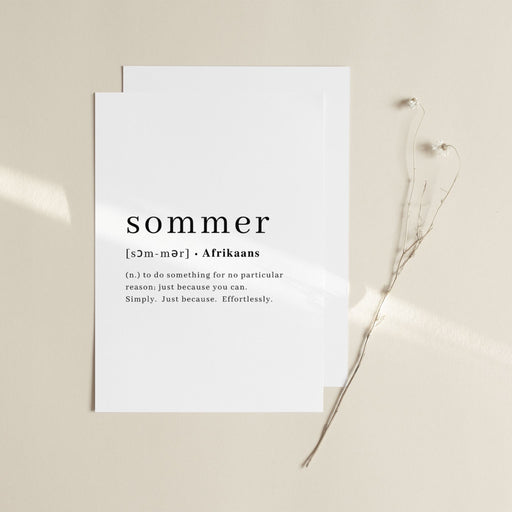 Sommer Art Print - KNUS
