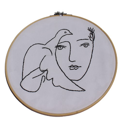 PICASSO FACE Embroidery Hoop - KNUS