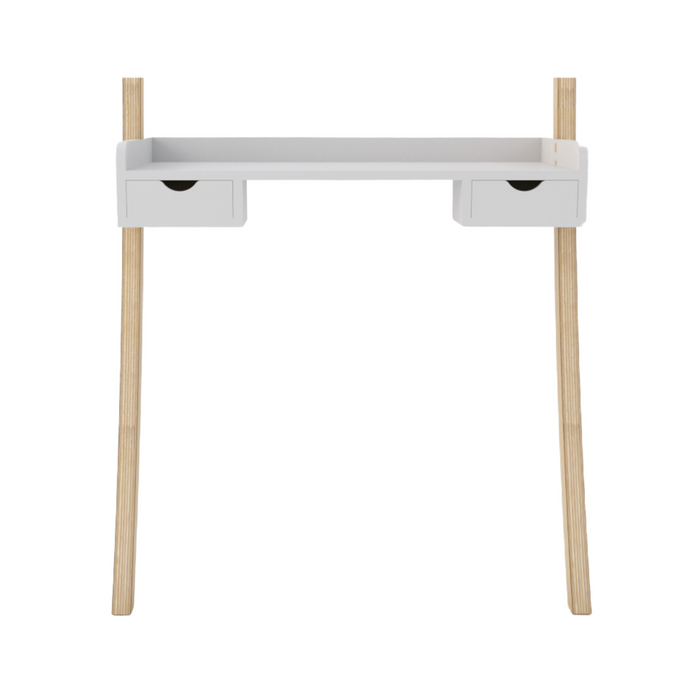 Leaning Desk Mini Drawers - White - KNUS