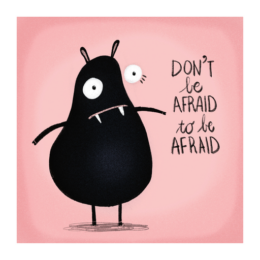 Scared Monster Art Print - KNUS