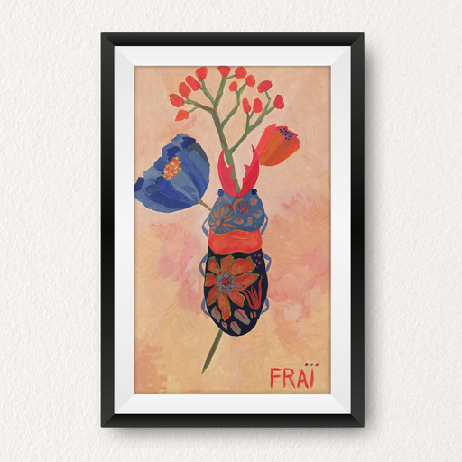 Another Stag Beetle Art Print - KNUS