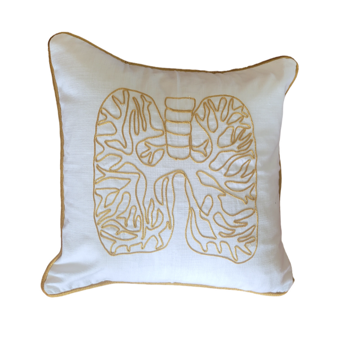 Just breathe Lungs Scatter Pillow - KNUS