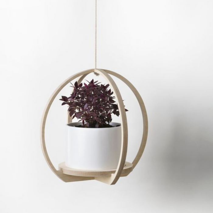 Circular Hanging Pot Plant Holder - KNUS