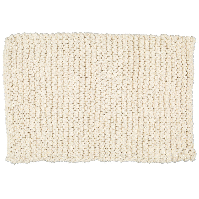 Dhurrie Chunky Hand Knitted Mat - KNUS