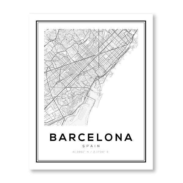 Barcelona Art Print - KNUS