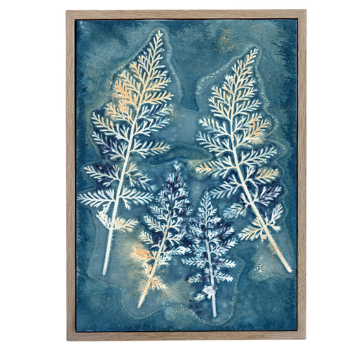 Botany Blue 1 Art Print - KNUS