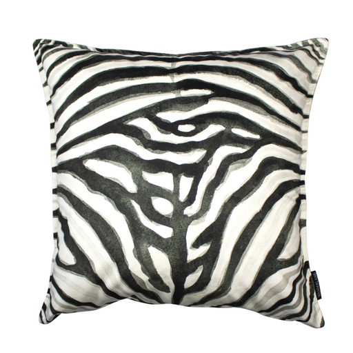 Zebra Velvet Cushion Cover - KNUS