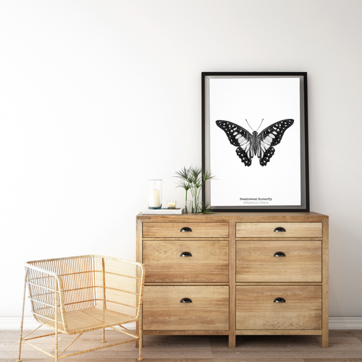 Butterfly Vertical Art Print - KNUS