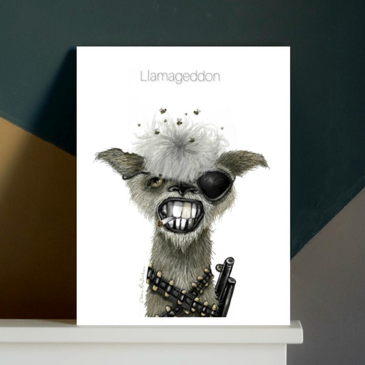 Llamageddon Art Print - KNUS