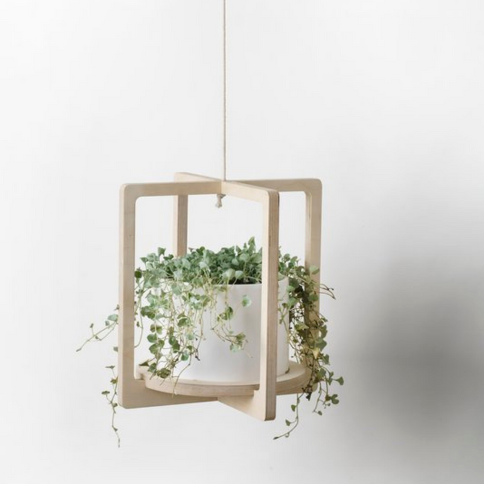 Cube Hanging Pot Plant Holder - KNUS
