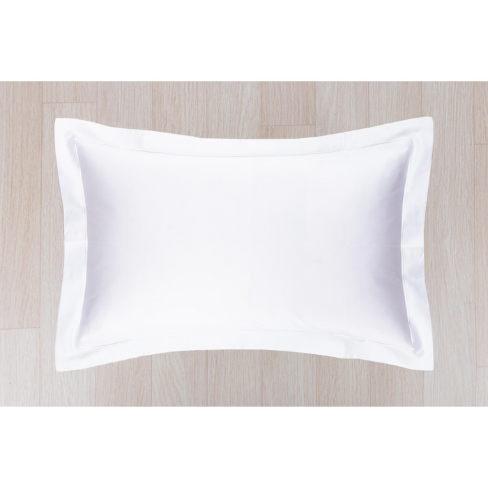 White 600 Thread Count Satin Pillow Case Set - KNUS