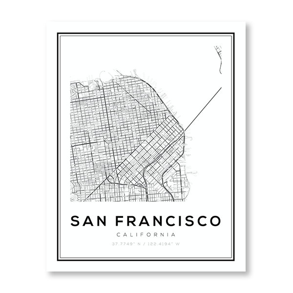 San Francisco Art Print - KNUS