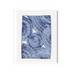 Blue Circles Abstract Art Print - KNUS