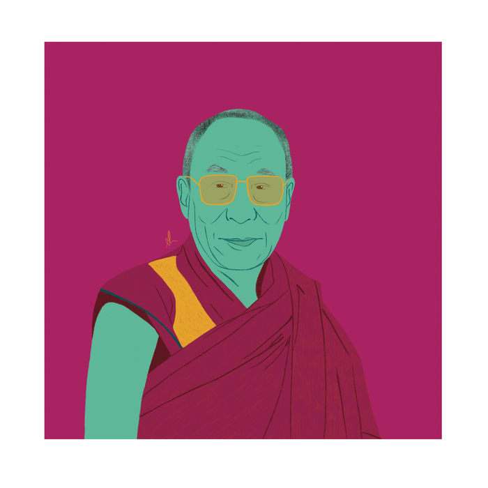 14th Dalai Lama Art Print - KNUS