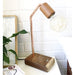 Wood Base Copper Table Lamp - 2
