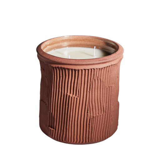 La Terre Rouge - 4 Wick Raw Clay Candle - KNUS