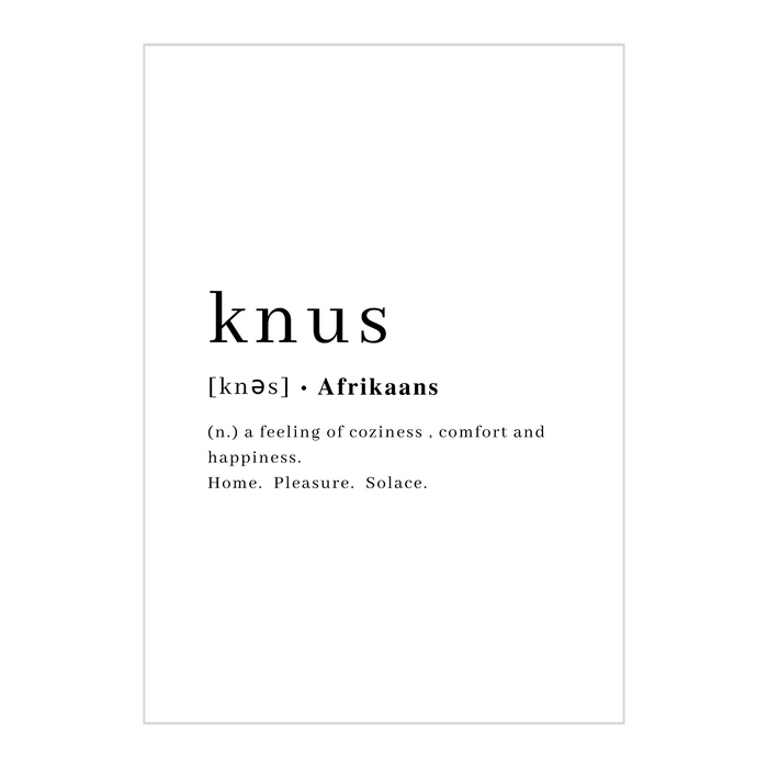 Knus Art Print - KNUS