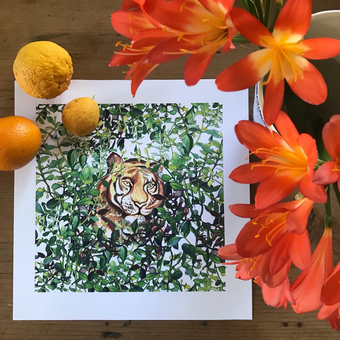 Tiger Tiger Jungle Art Print - KNUS