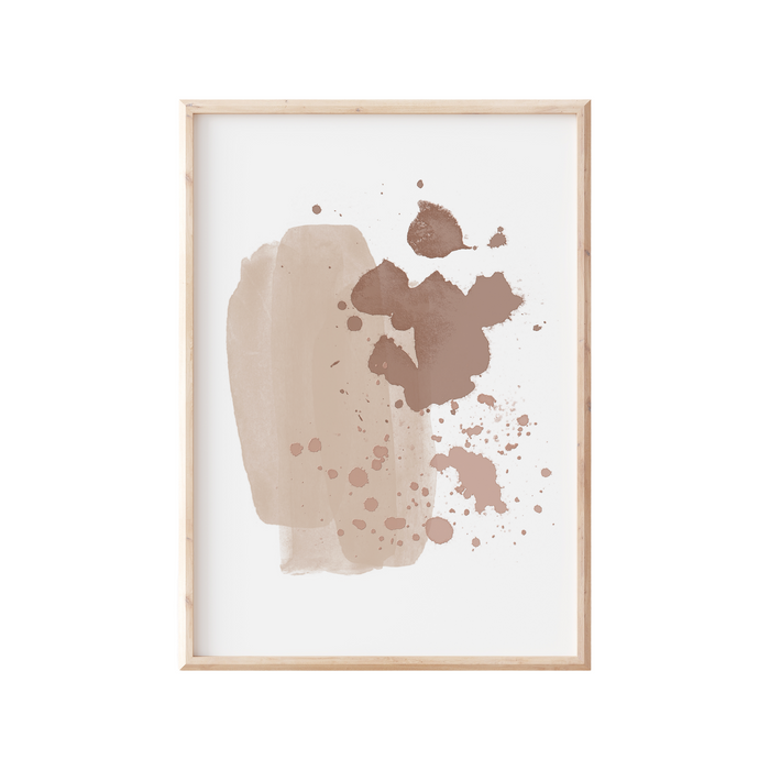 Nude splatters 1 Art Print - KNUS