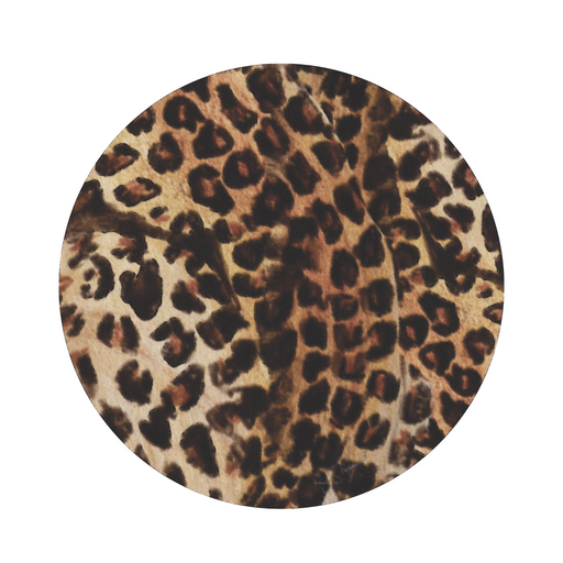 Leopard On Leopard Round Mat - KNUS