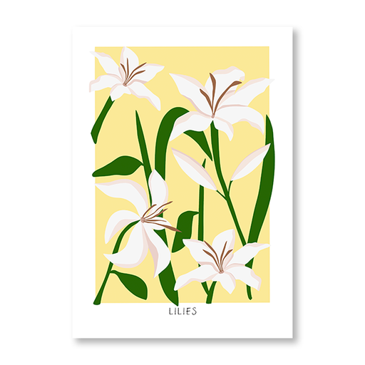 Lilies Art Print - KNUS