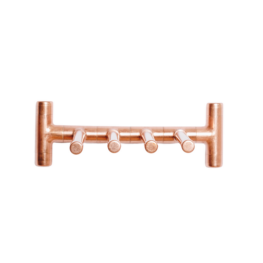 Copper Wall Mounted 6 Champagne Glass Holder - KNUS