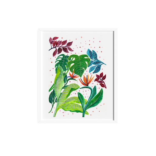 Tropical & Cape Flowers Art Print - KNUS