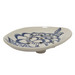 Oval Soap Dish with Blue Lace - KNUS