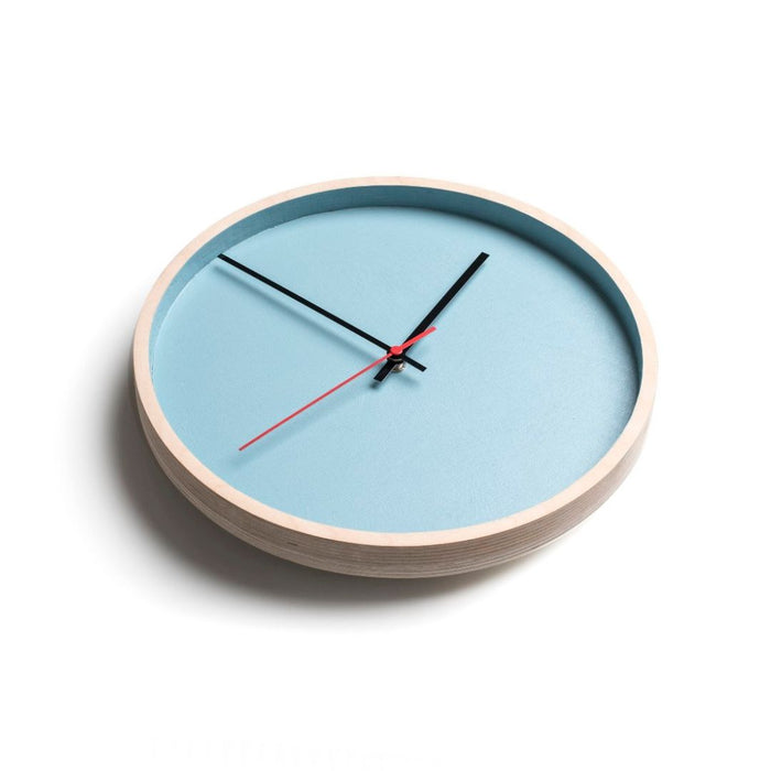 Turquoise Deep Frame Round Clock