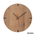 Mika Wall Clock in Oak - KNUS